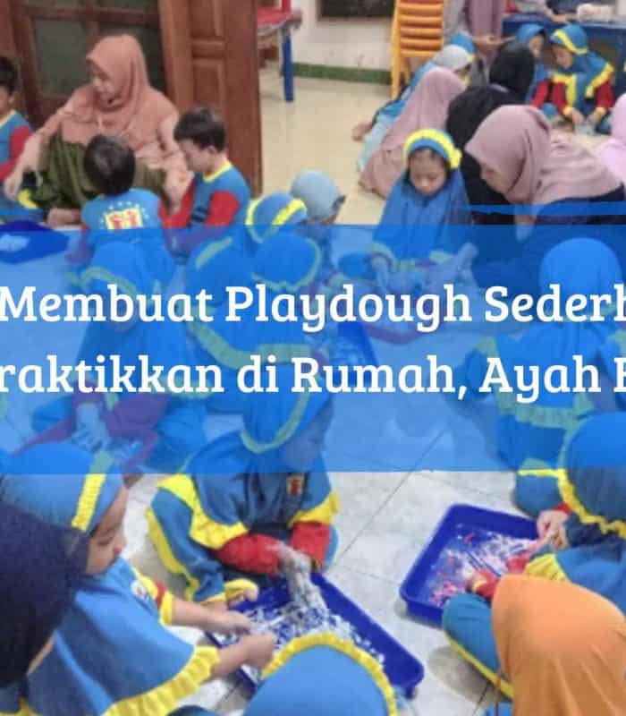 cara membuat playdough