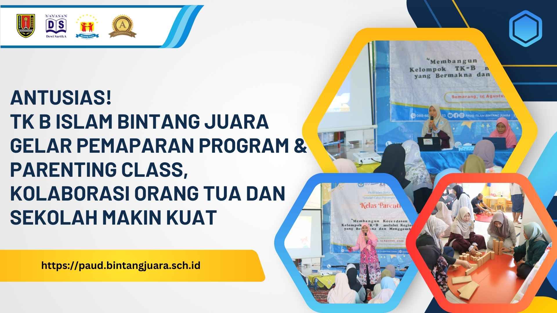 pemaparan program dan parenting class tk b