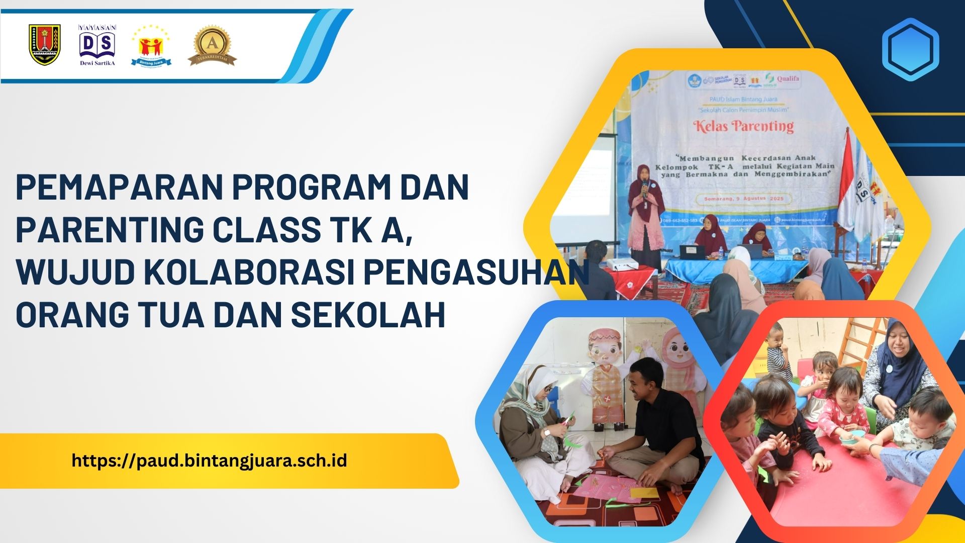 pemaparan program dan parenting class TK A