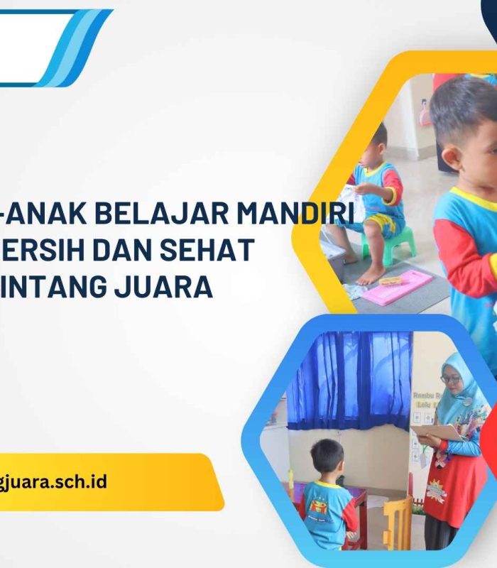 anak belajar mandiri lewat jumat bersih dan sehat di PAUD Islam Bintang Juara