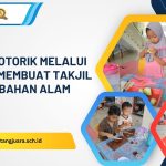 melatih motorik melalui kegiatan membuat takjil