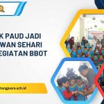 anak PAUD jadi dokter hewan sehari