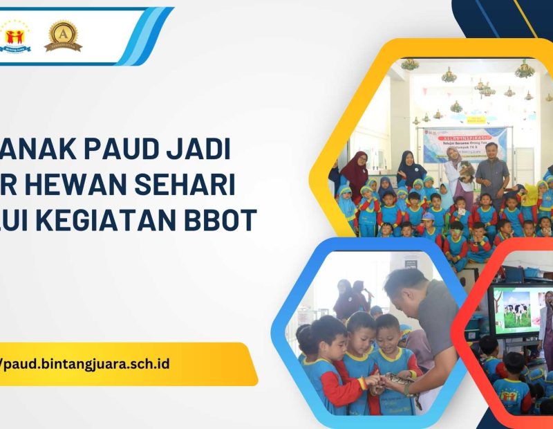 anak PAUD jadi dokter hewan sehari
