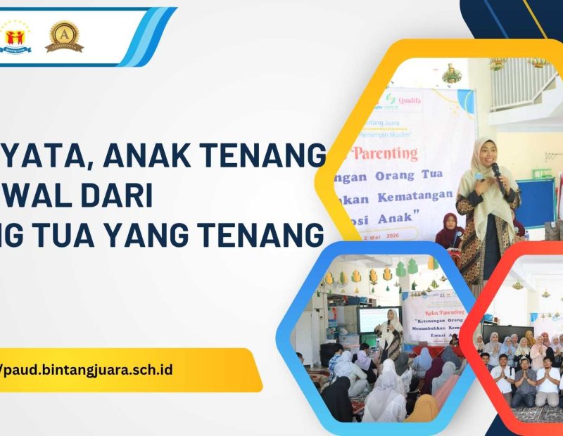 anak tenang berawal dari orang tua yang tenang