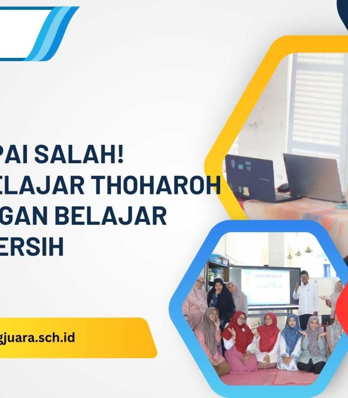 guru paud belajar thoharoh