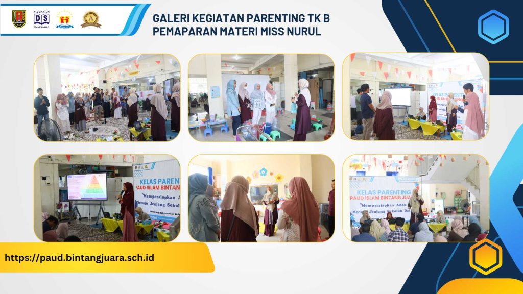 galeri kegiatan parenting TK B pemaparan materi miss nurul