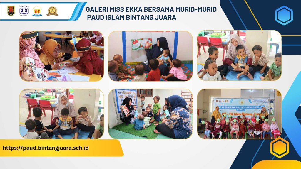 galeri Miss Ekka bersama murid PAUD Islam Bintang Juara