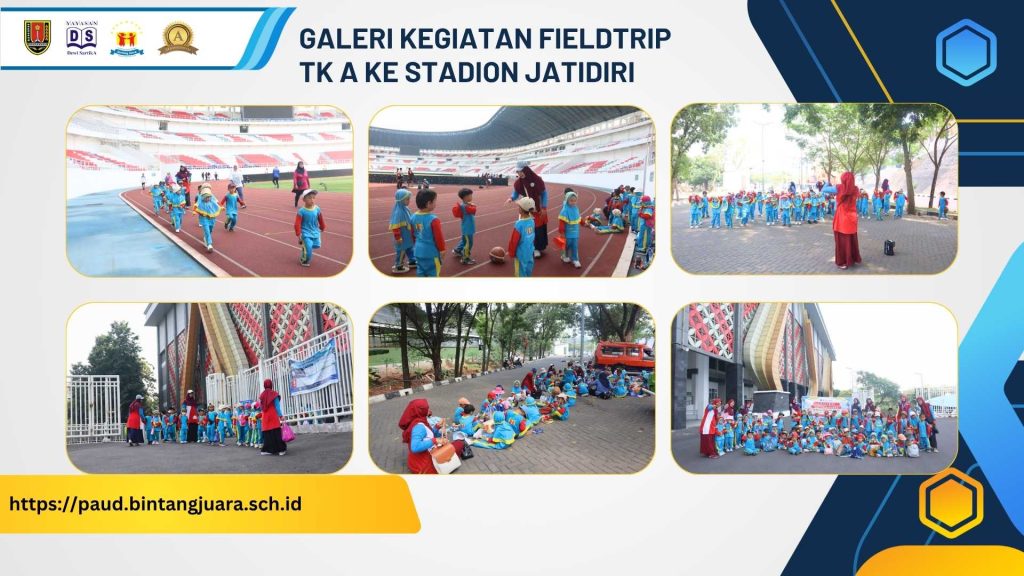 galeri kegiatan fieldtrip tk a ke stadion jatidiri
