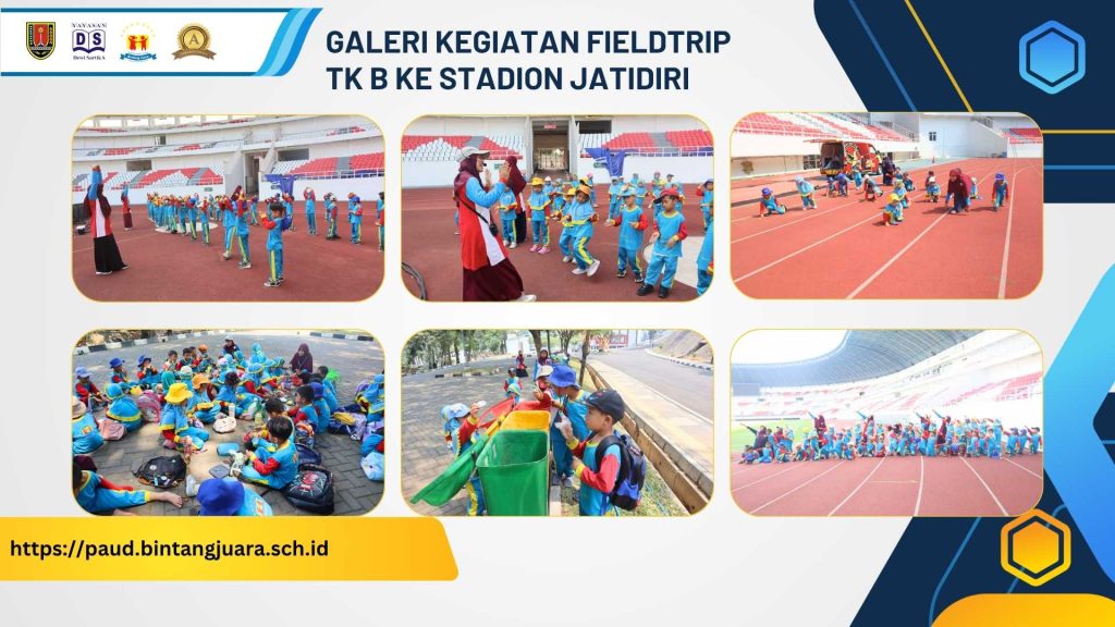 galeri kegiatan fieldtrip tk b ke stadion jatidiri