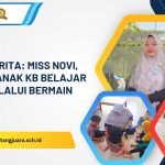 miss novi menemani anak KB belajar mandiri melalui bermain